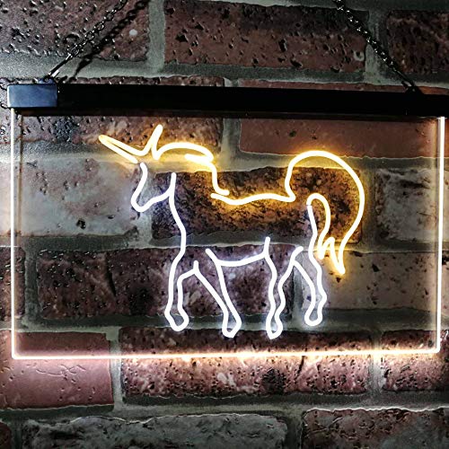 Unicorn Dual LED Neon Light Sign